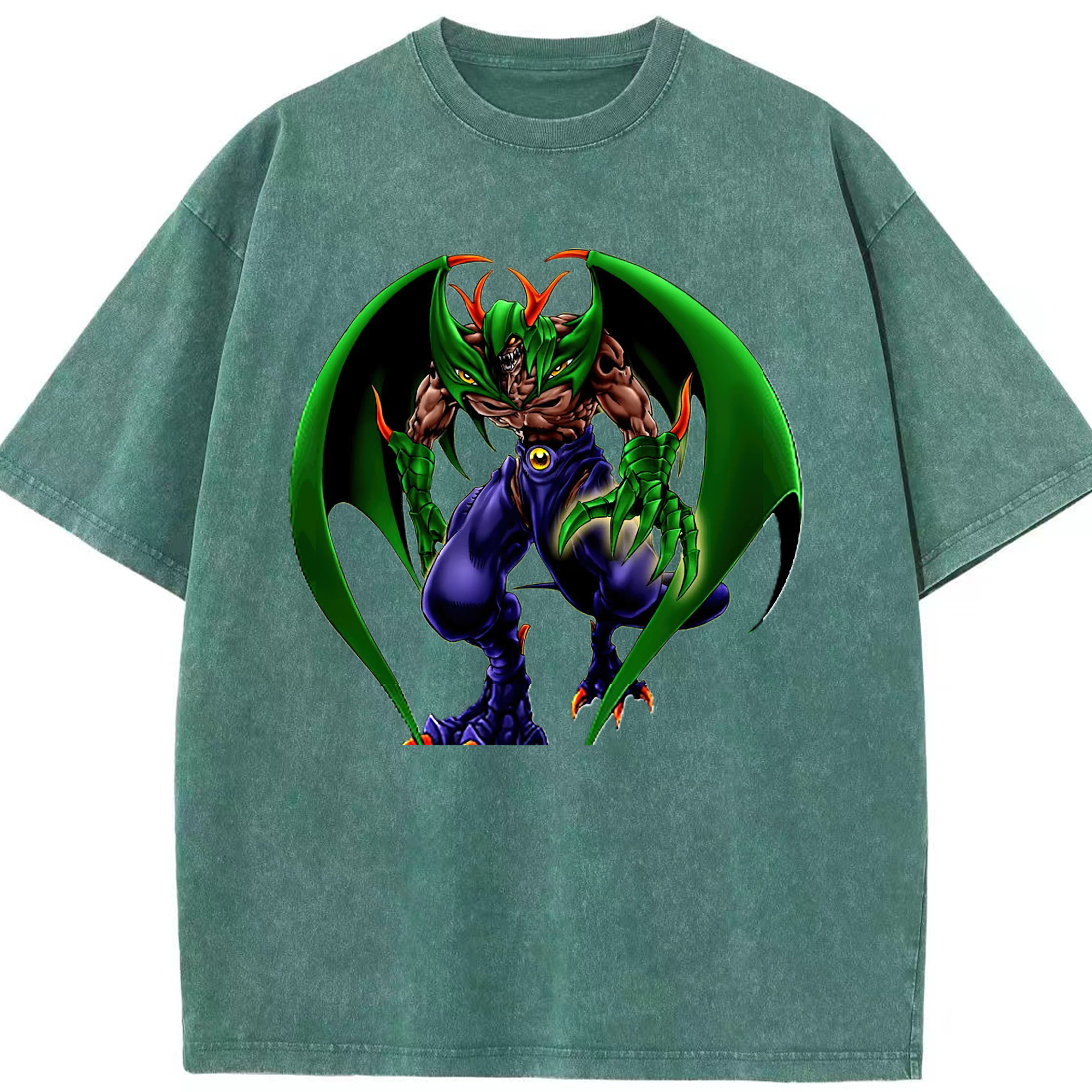 （画像用） 遊☆戯☆王 Yu-Gi-Oh! 綿100% ヴィンテージ風 半袖Tシャツ（フロントプリント）